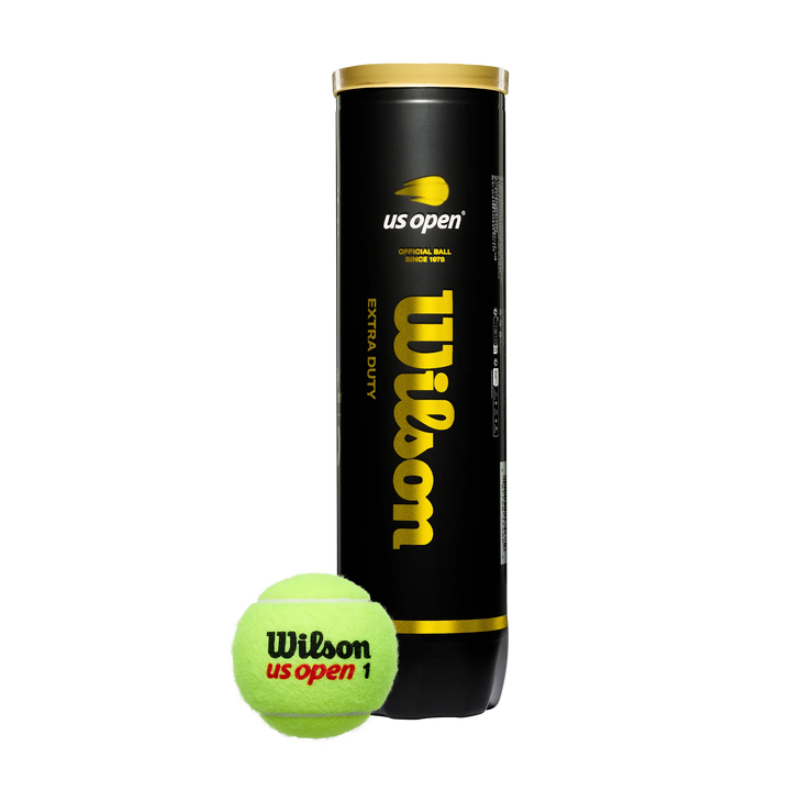 Étui de balles de tennis Wilson US Open Extra Duty - 18 boîtes de 4 balles (72 balles)