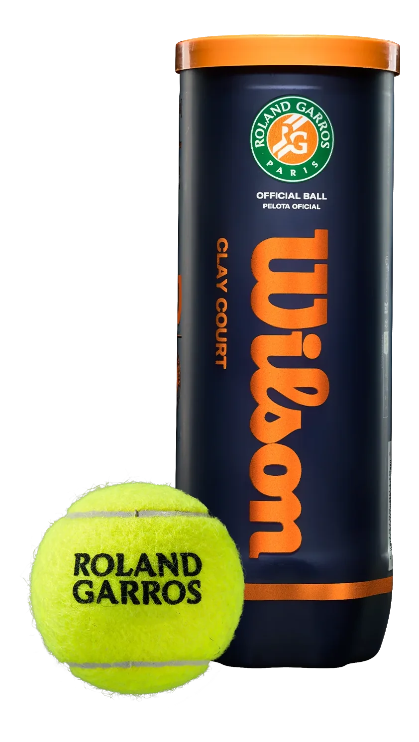 Wilson Roland Garros Balles de Tennis Terre Battue Boîte de 3 Balles