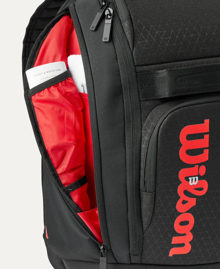 Wilson Clash V3 Backpack Black/Infrared