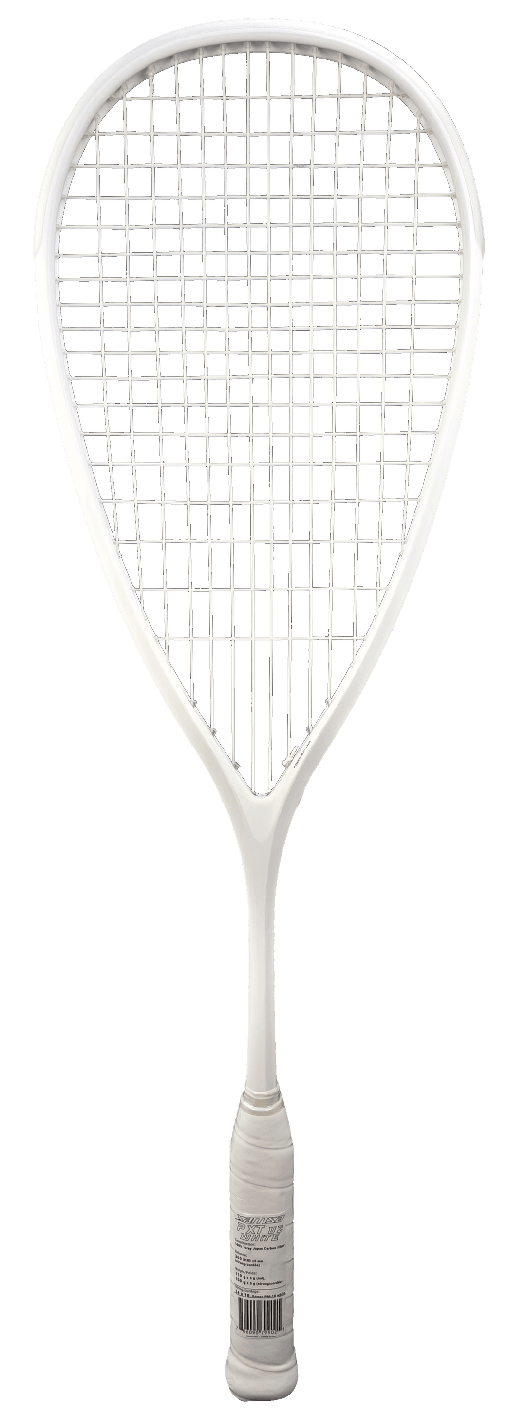 Raquette de squash Xamsa PXT V2 Incognito blanche