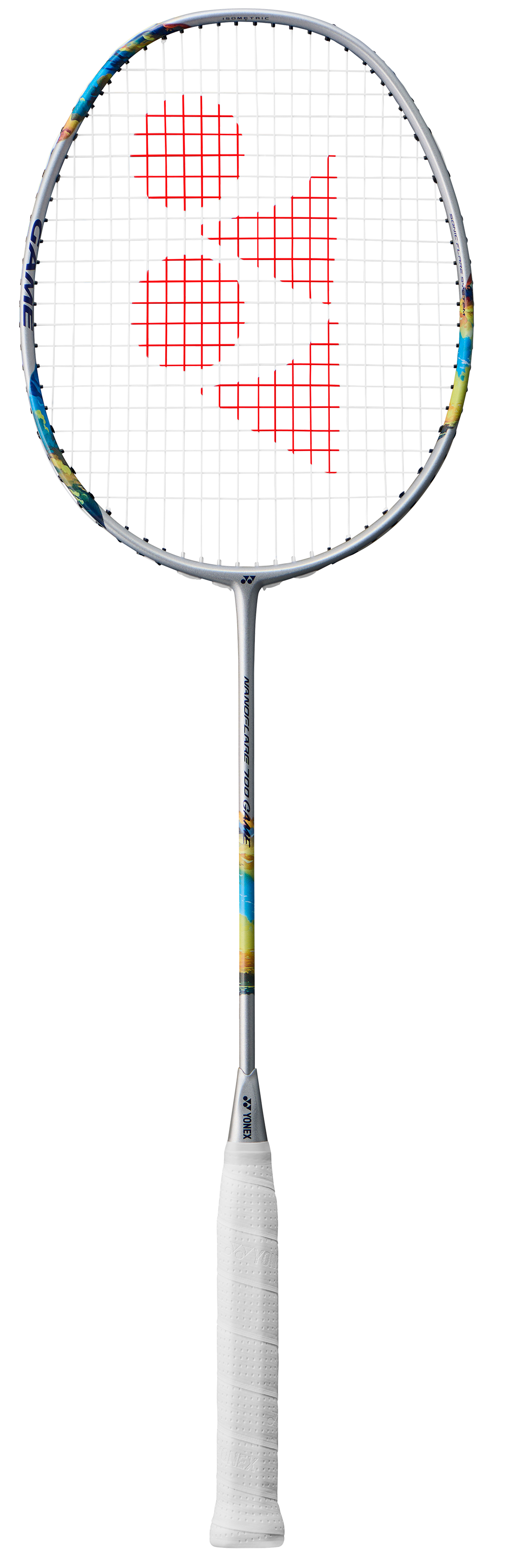 Yonex Nanoflare 700 Game 4U Badminton Racket G5-Silver-Sky-Blue 