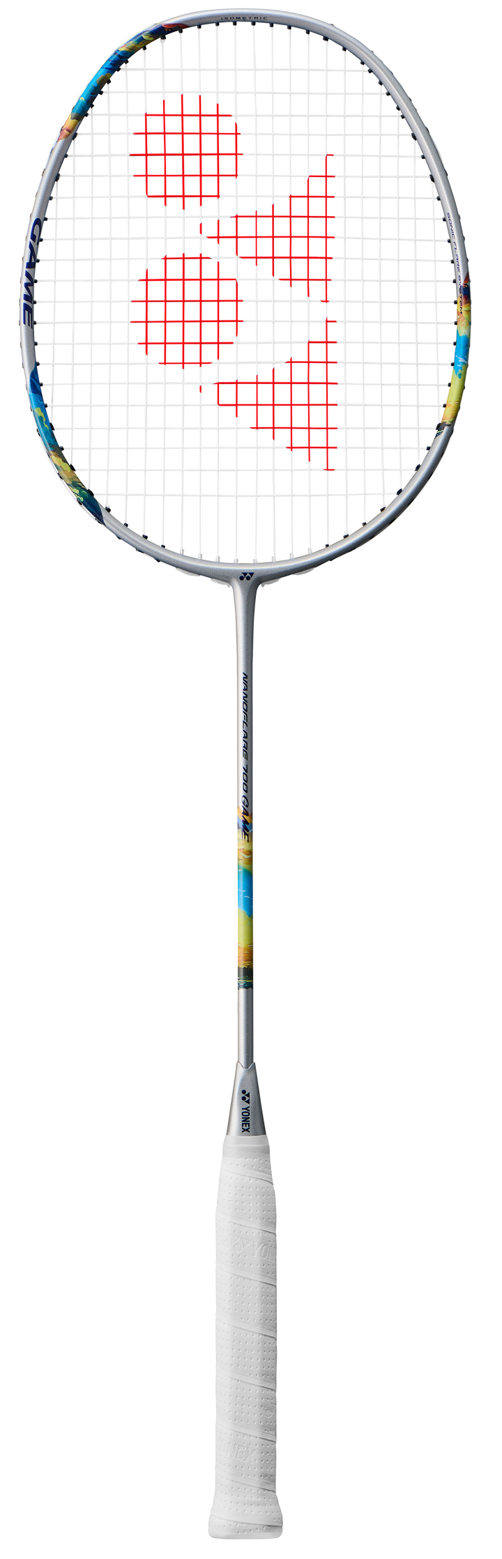 Yonex Nanoflare 700 Game 4U Badminton Racket G5-Silver-Sky-Blue 