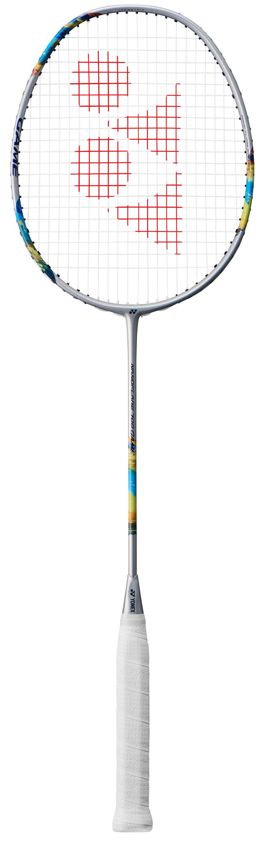 Yonex Nanoflare 700 Game 4U Badminton Racket G5-Silver-Sky-Blue 