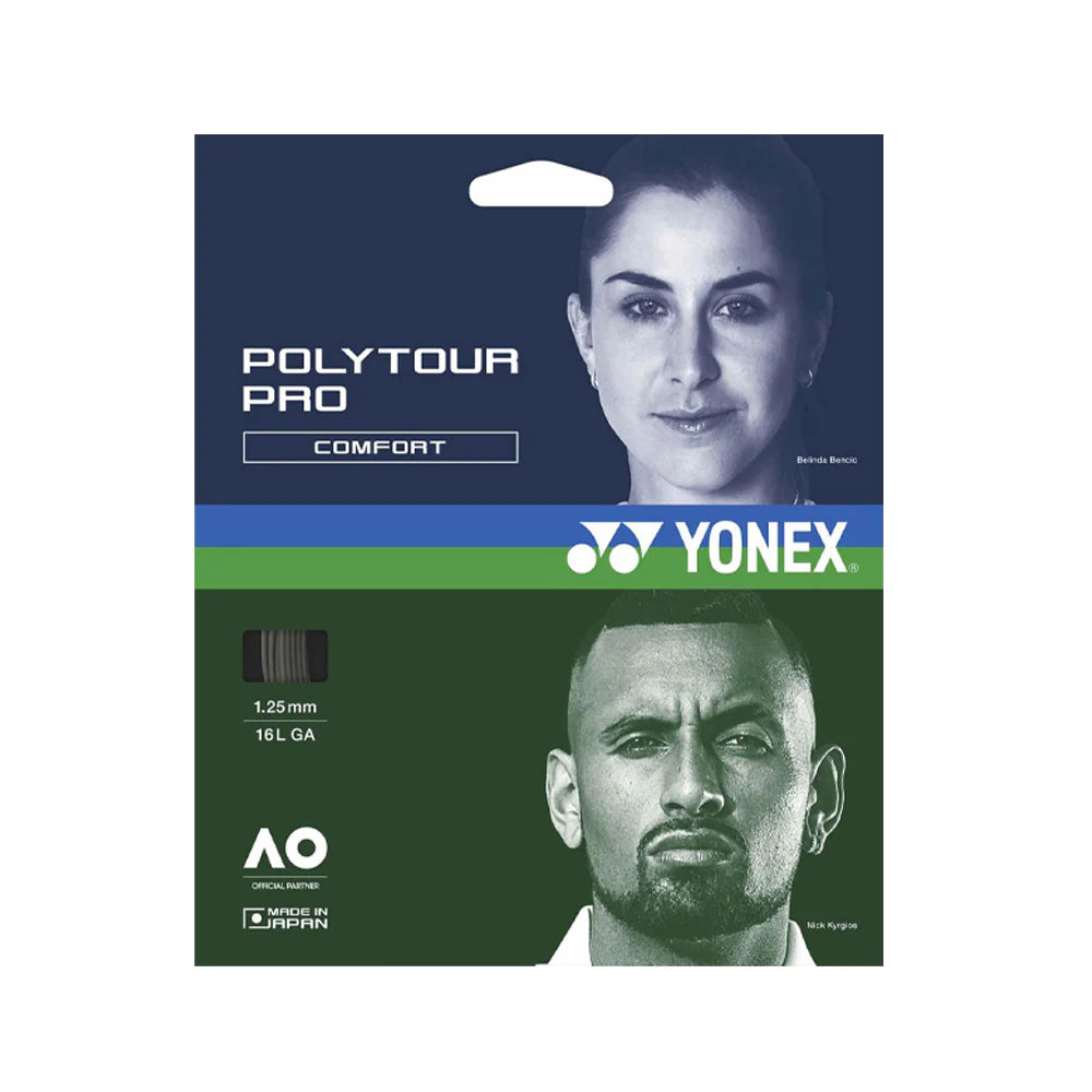 Cordage Yonex Poly Tour Pro 125 16Lg Tennis 12M