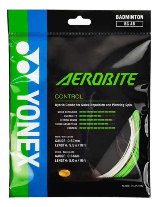 Yonex Aerobite Badminton 5.5+5.0 m Cut Length String Set - Sports Virtuoso