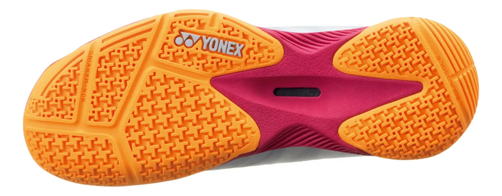 Yonex Power Cushion Comfort Z3 Chaussures de court pour femme, blanc cassé/rouge