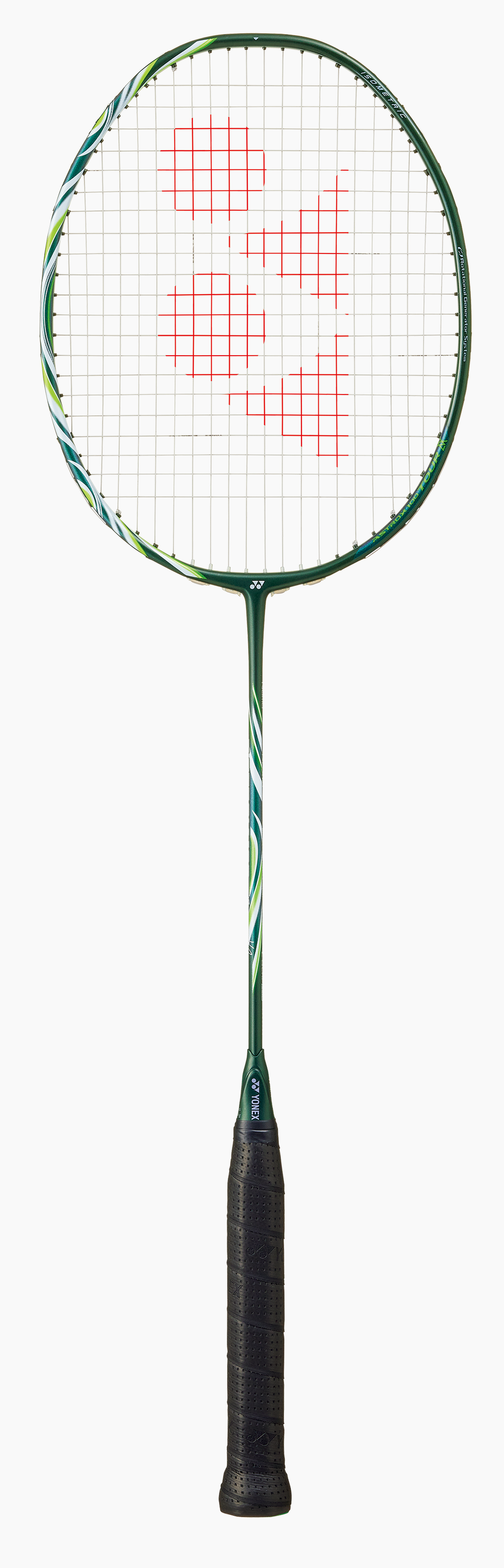 Raquette de badminton Yonex ASTROX 100 Tour 4U avec cadre Viktor Axelsen et cordée vert olive