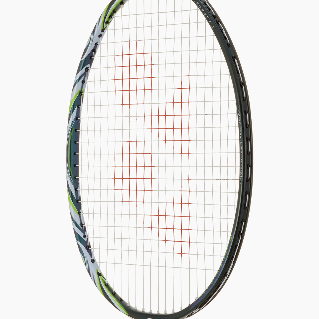 Raquette de badminton Yonex ASTROX 100 Tour 4U avec cadre Viktor Axelsen et cordée vert olive