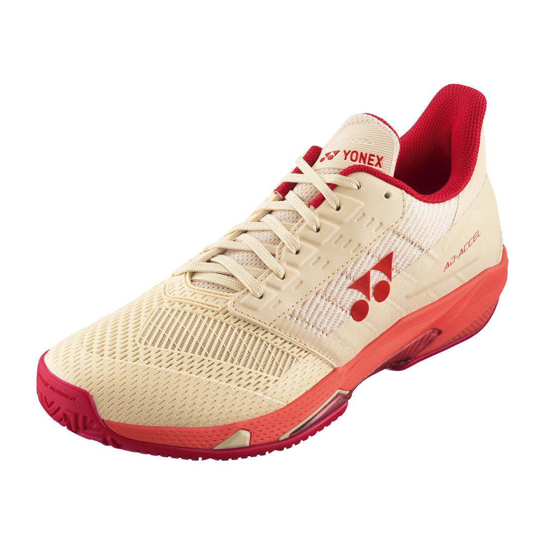 Yonex Ad Accel Women's Tennis All Court Shoe Sand Beige/Pink