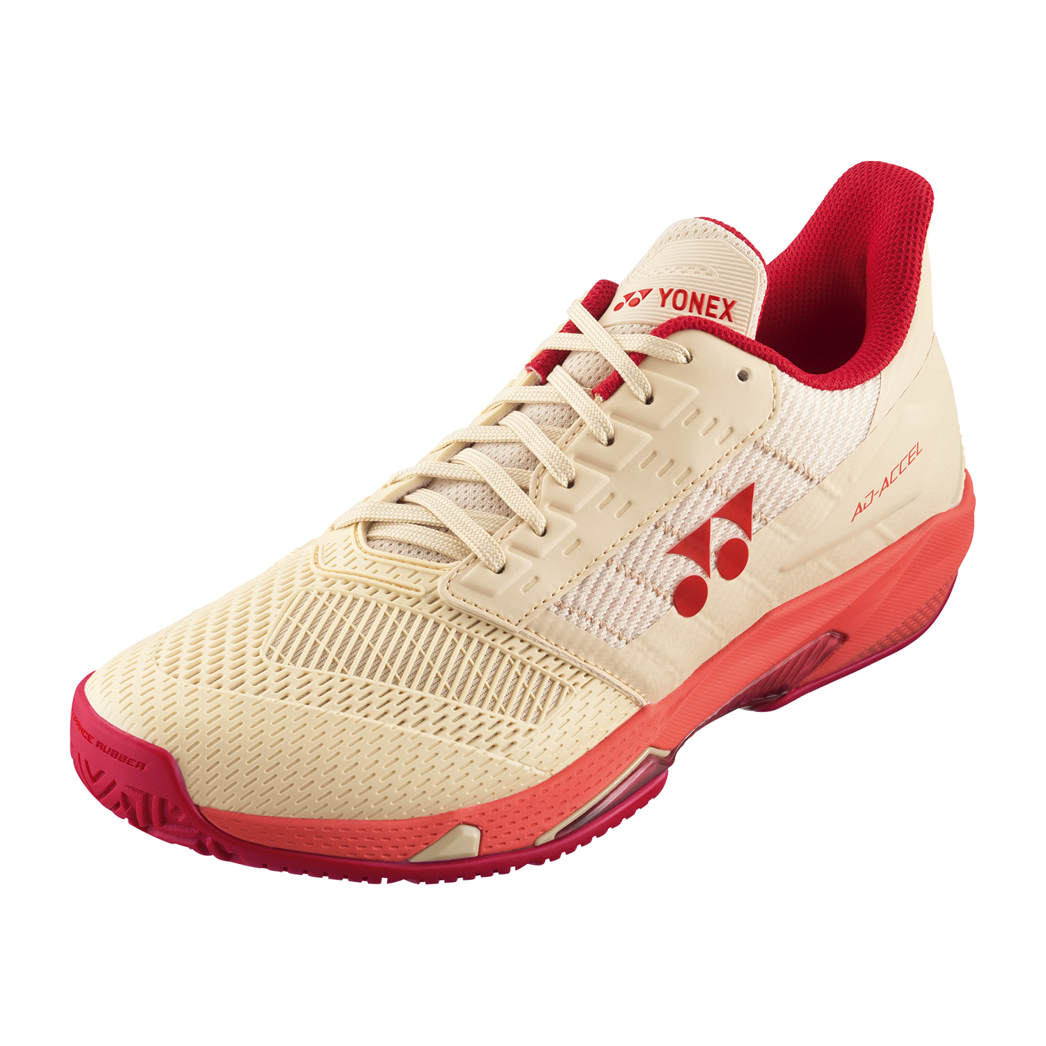 Yonex Ad Accel Women's Tennis All Court Shoe Sand Beige/Pink - Sports Virtuoso