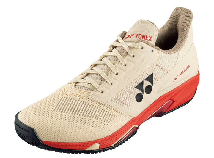 Chaussure de tennis tout-terrain Yonex Ad Accel pour homme Beige sable