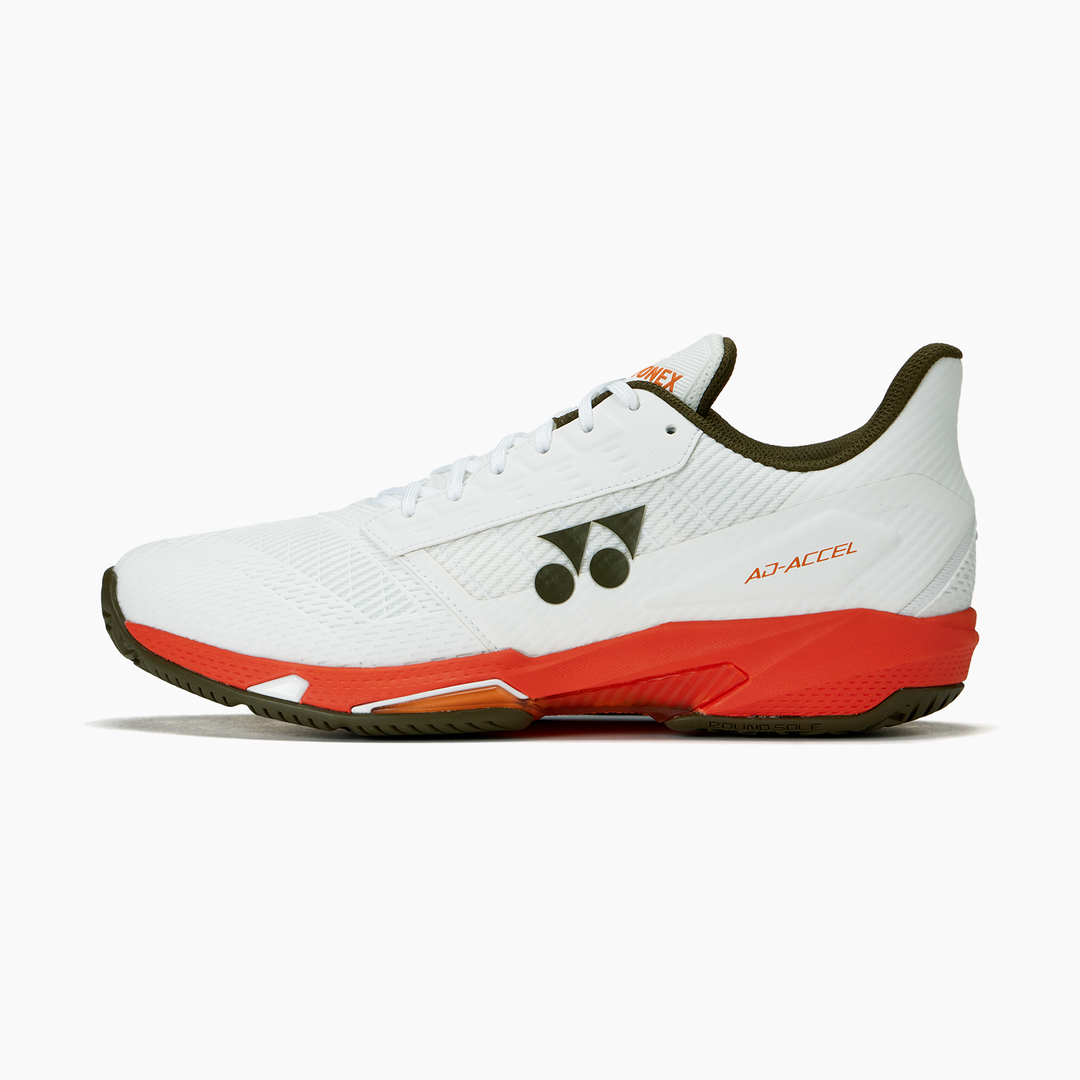 Yonex Ad Accel Men's Tennis All Court Shoe White-Orange