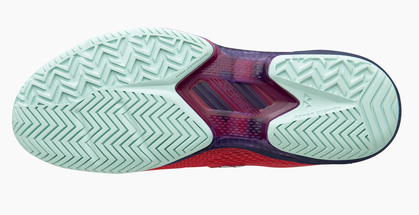 Yonex Ad Accel Women's Tennis All Court Shoe Sunset Red - Sports Virtuoso