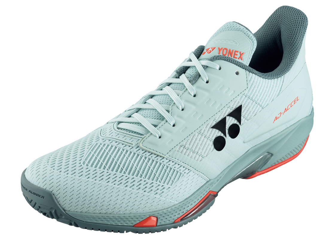 Yonex Ad Accel Chaussures de tennis larges pour tous les terrains pour hommes, bleu brume