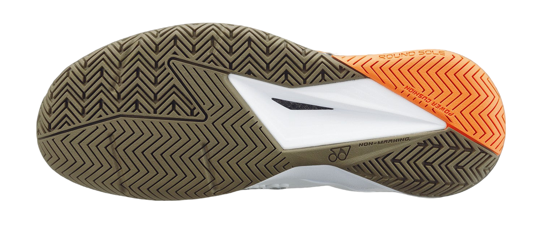 Yonex Power Cushion Eclipsion 5 Women Tennis Shoes White-Brown US Open