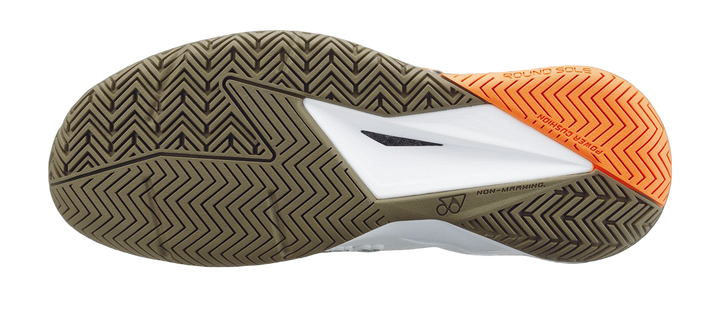 Yonex Power Cushion Eclipsion 5 Women Tennis Shoes White-Brown US Open