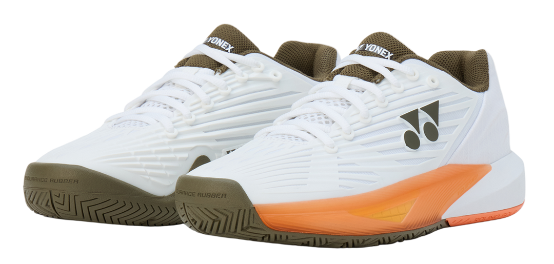 Yonex Power Cushion Eclipsion 5 Women Tennis Shoes White-Brown US Open
