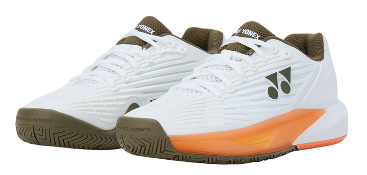 Yonex Power Cushion Eclipsion 5 Women Tennis Shoes White-Brown US Open
