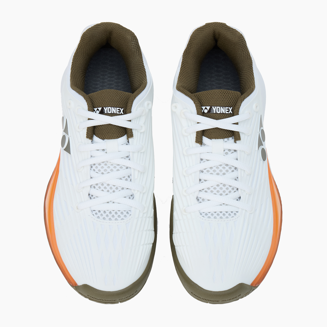 Yonex Power Cushion Eclipsion 5 Women Tennis Shoes White-Brown US Open