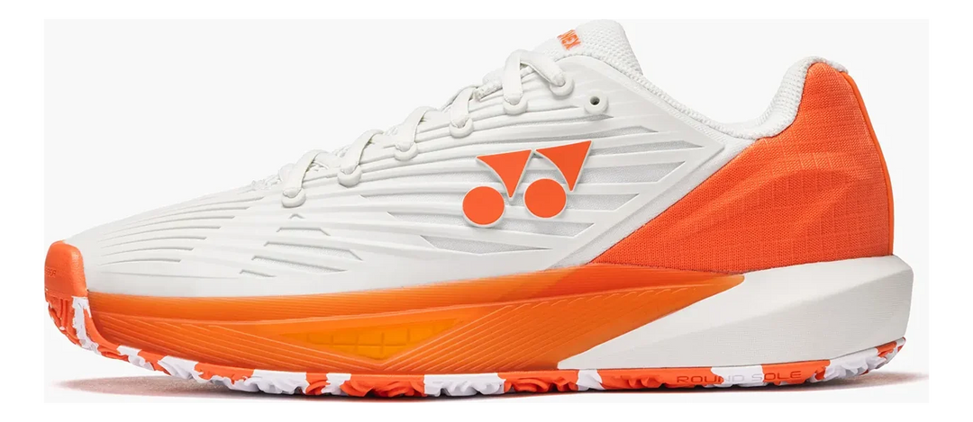 Yonex Power Cushion Eclipsion 5 Clay Unisex Tennis Shoes Silver-Orange