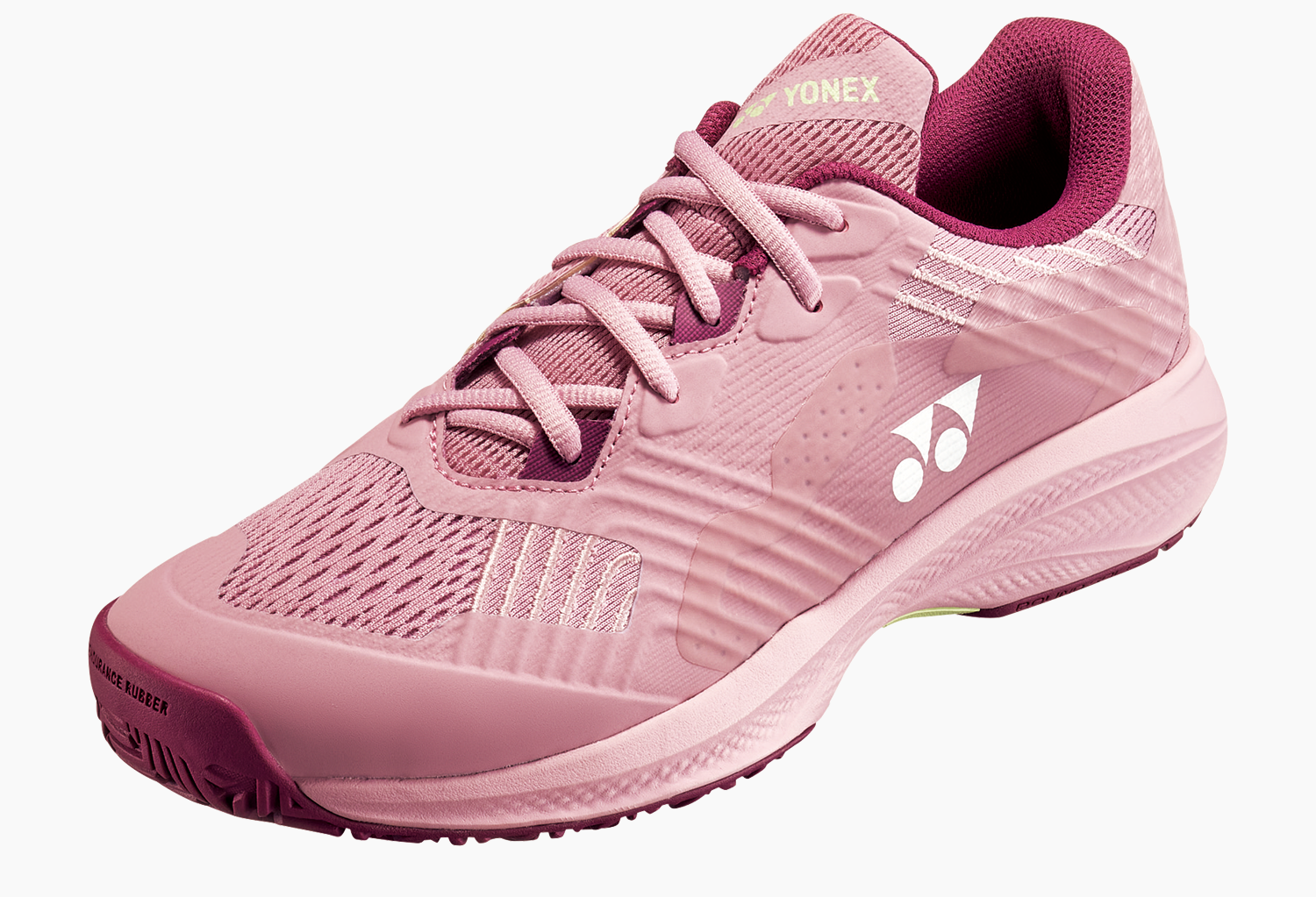Yonex Power Cushion Sonicage 4 Women's Tennis All Court Shoe Smoke Pink - Sports Virtuoso