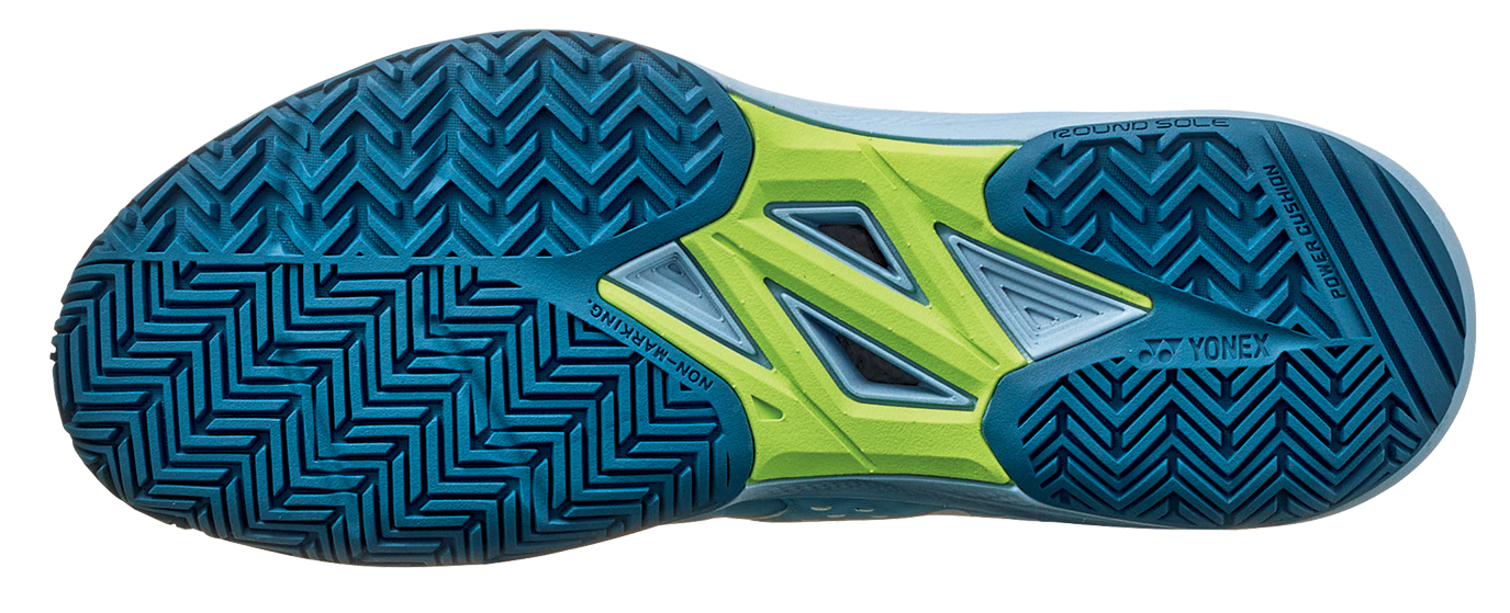 Yonex Power Cushion Sonicage 4 Wide Men's Tennis All Court Shoe Grayish Blue - Sports Virtuoso