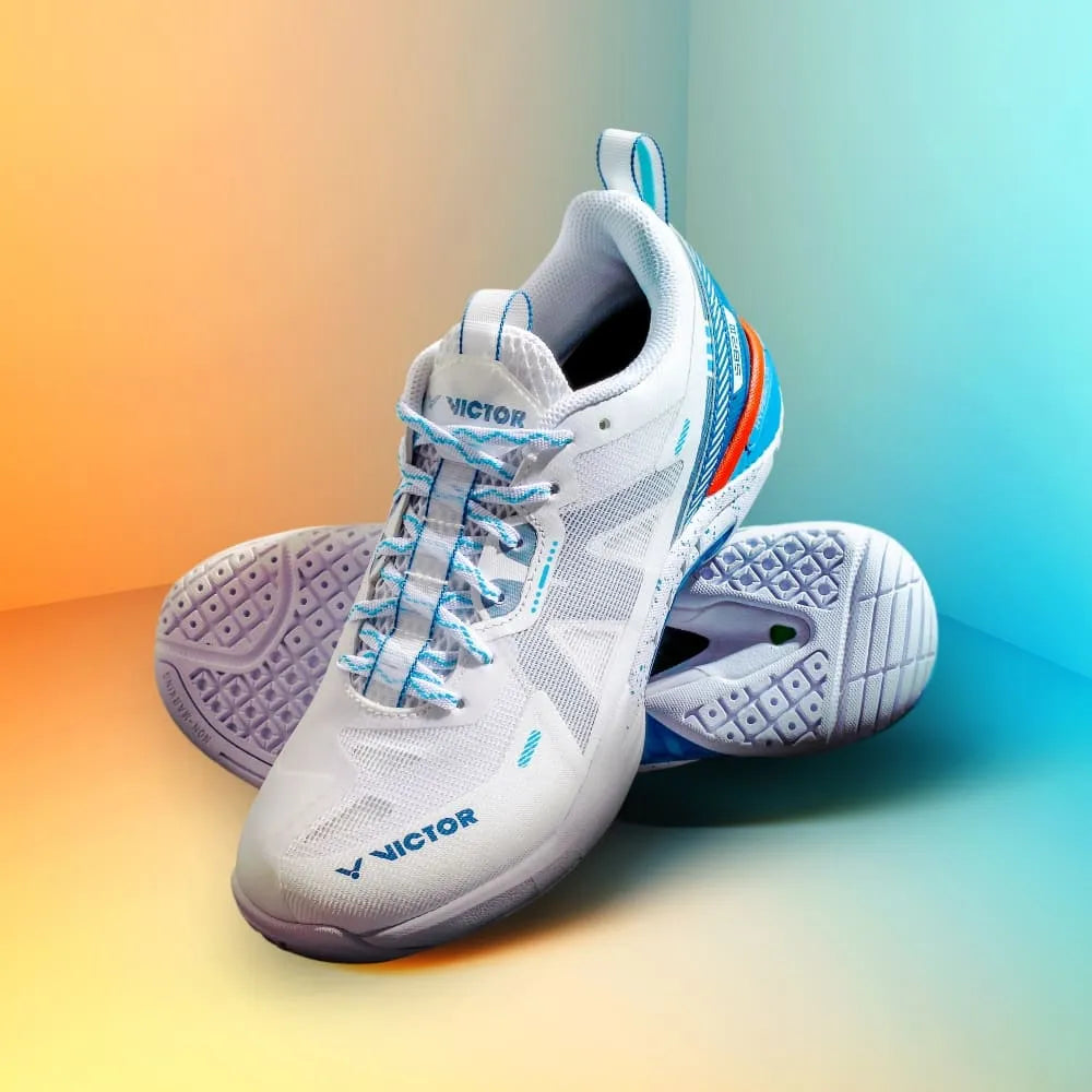 Victor S82III-AF Court Shoe White/Blue