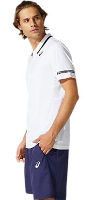 Asics Court Polo-Shirt Brilliant White Men's Clothing Asics 