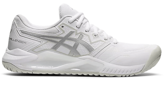 Asics Gel-Challenger 13 White/Silver Tennis shoes Women's Tennis Shoes Asics 