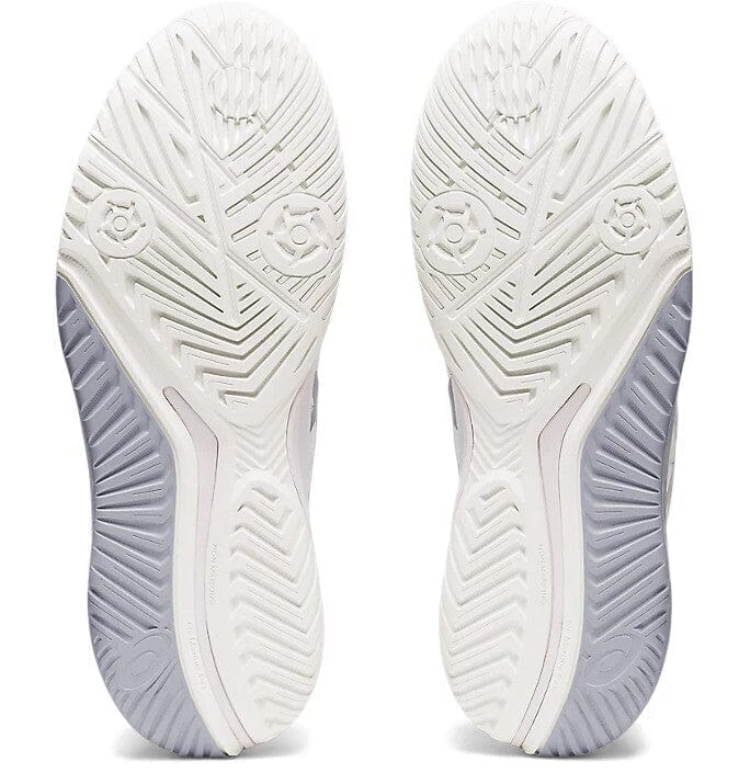 Asics Gel Resolution 9 Women's Tennis Shoes (Wide(D)) White/Pure Silver Women's Tennis Shoes Asics 