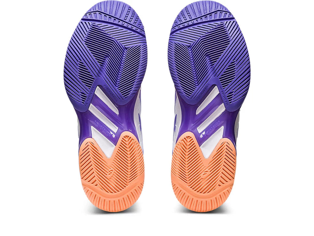 Asics Solution Speed FF 2 Women's Tennis Shoe White/Amethyst 1042A136-104 Women's Tennis Shoes Asics 