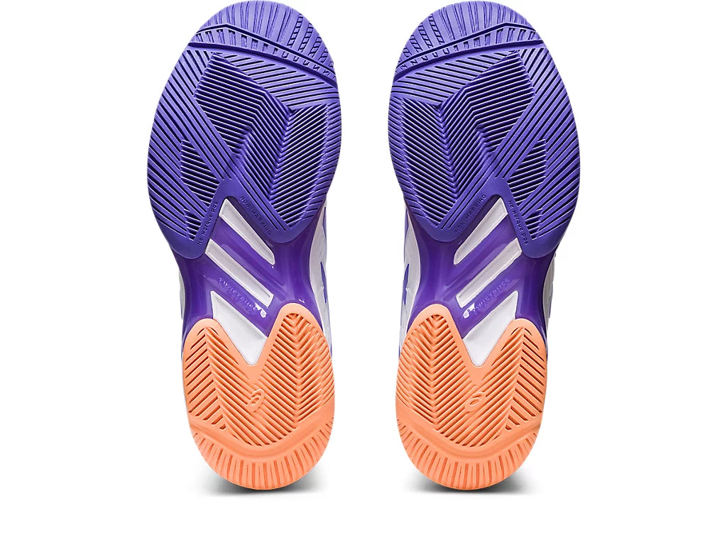Asics Solution Speed FF 2 Women's Tennis Shoe White/Amethyst 1042A136-104 Women's Tennis Shoes Asics 