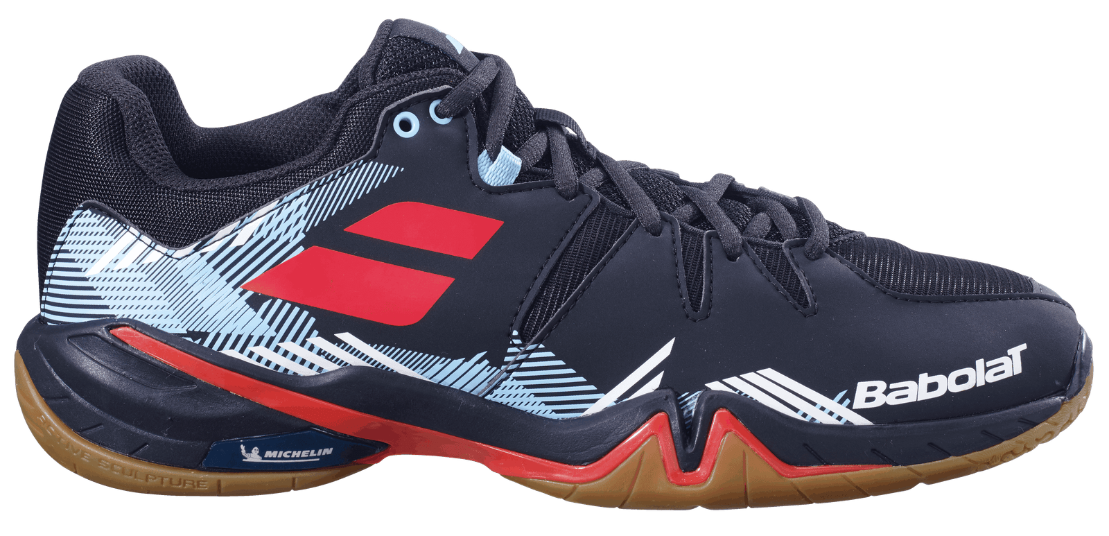 Babolat Shadow Spirit Black / Tomato Red Men's Court Shoe 30F22641 Men's Court Shoes Babolat 