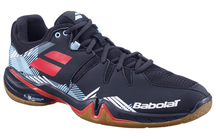 Babolat Shadow Spirit Black / Tomato Red Men's Court Shoe 30F22641 Men's Court Shoes Babolat 