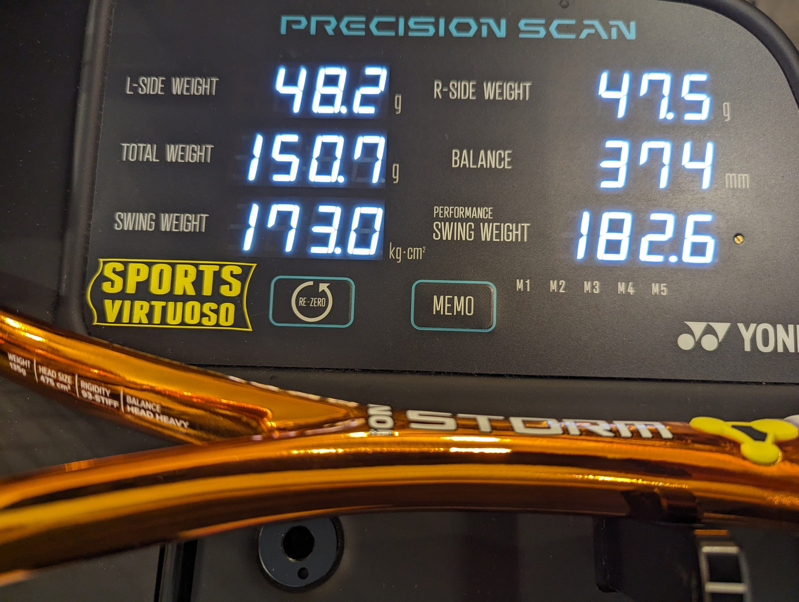 Black Knight Ion Storm 2024 Gold Squash Racquet Squash Racquets Black Knight 