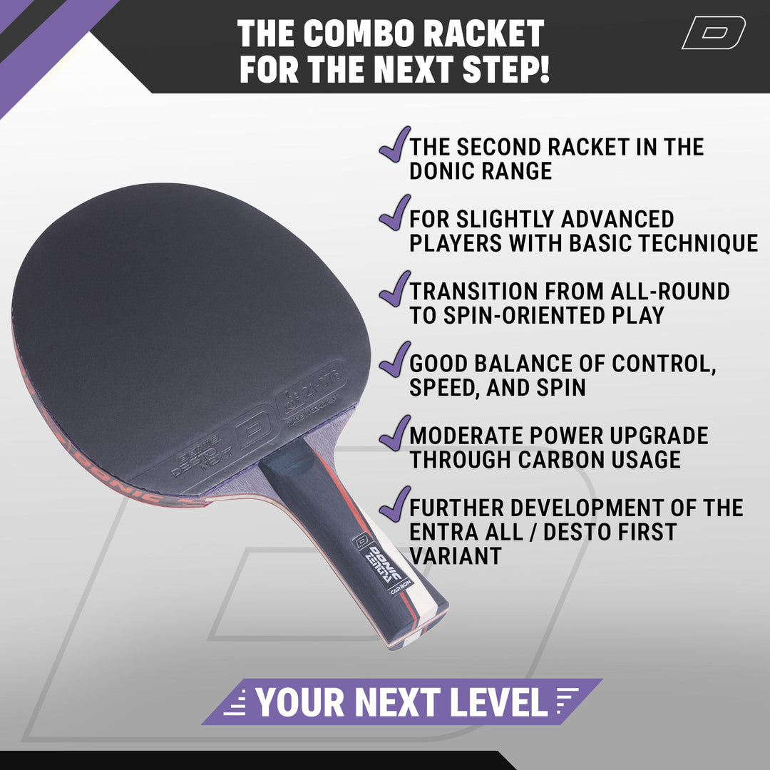 Donic Zentra N2xt Carbon Racket