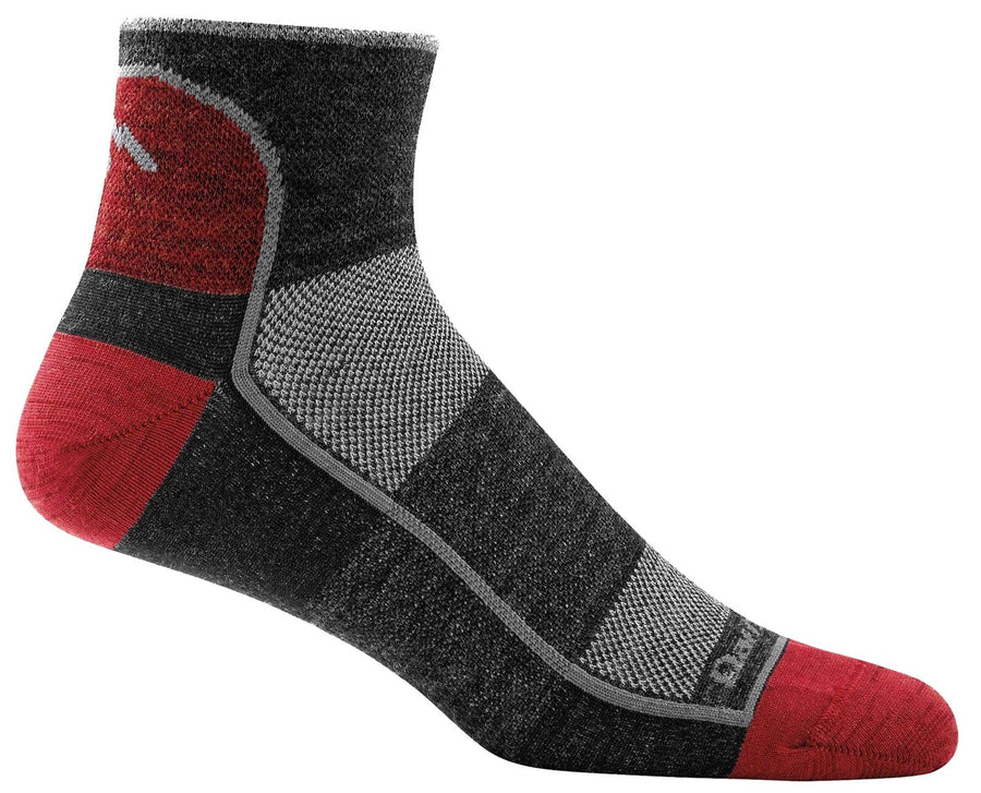 Darn Tough 1/4 cushion sock Men's 1715 Quarter Lightweight Running Sock Socks Darn Tough 