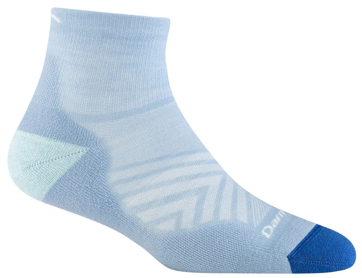 Darn Tough 1/4 Cushion Sock Women's Running 1048 Socks Darn Tough Small (4.5-7 women) Sky 