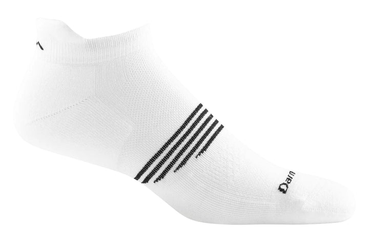 Darn Tough Athletic No Show Tab Lightweight Sock with Cushion 1100 Socks Darn Tough XLarge (12.5-14.5) White 