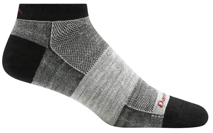 Darn Tough Men's 1437 No Show Lightweight Running Sock Socks Darn Tough Medium (8-9.5 men) Charcoal 