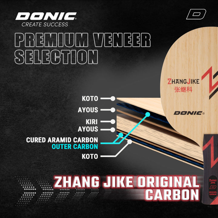 DONIC Zhang Jike Original Carbon Blade FL