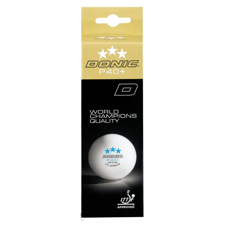 Donic P40+ Poly 3* ABS Table Tennis Balls
