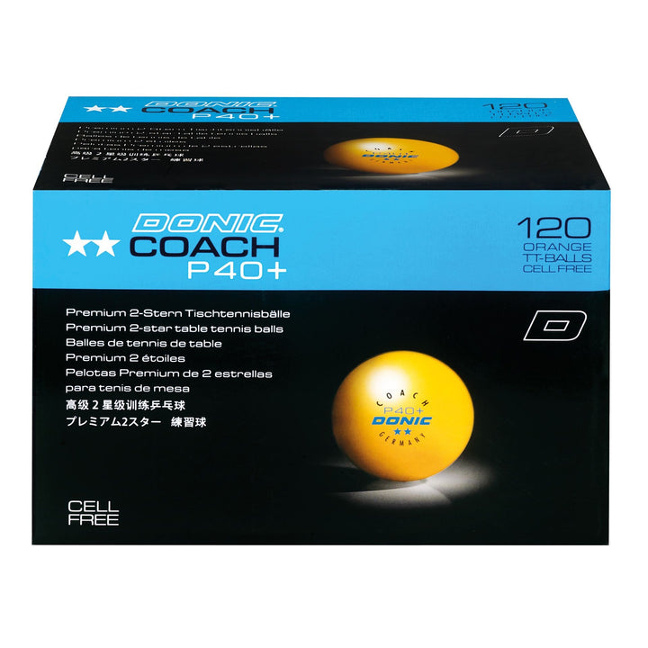 Donic P40+ Poly Coach 2** ABS Table Tennis Balls