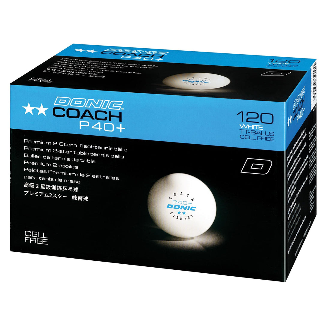 Donic P40+ Poly Coach 2** ABS Table Tennis Balls