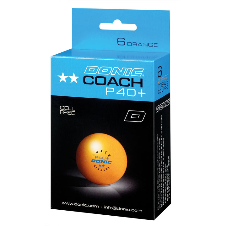 Donic P40+ Poly Coach 2** ABS Table Tennis Balls