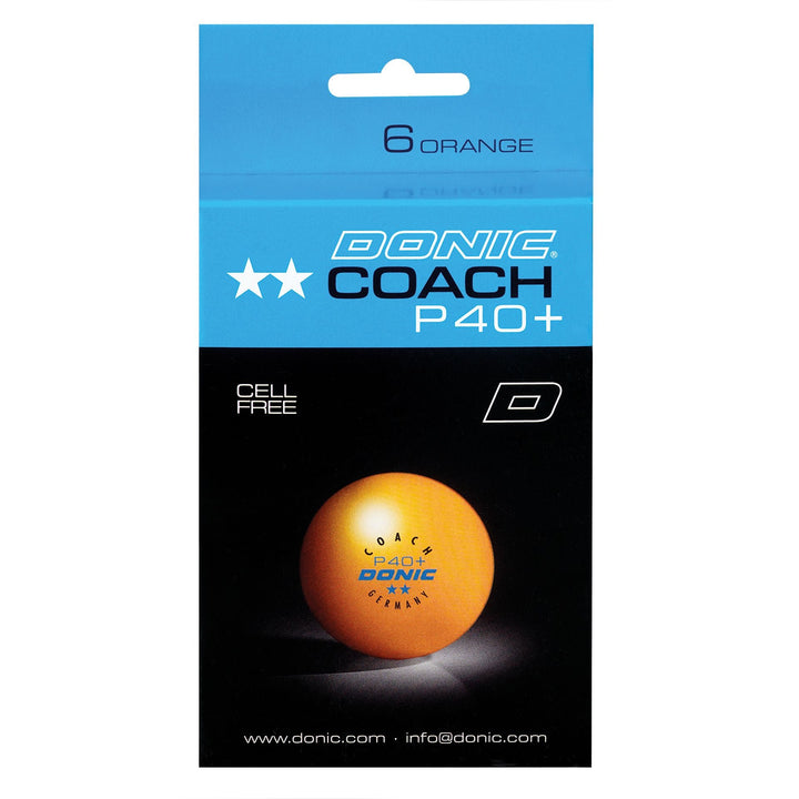 Donic P40+ Poly Coach 2** ABS Table Tennis Balls