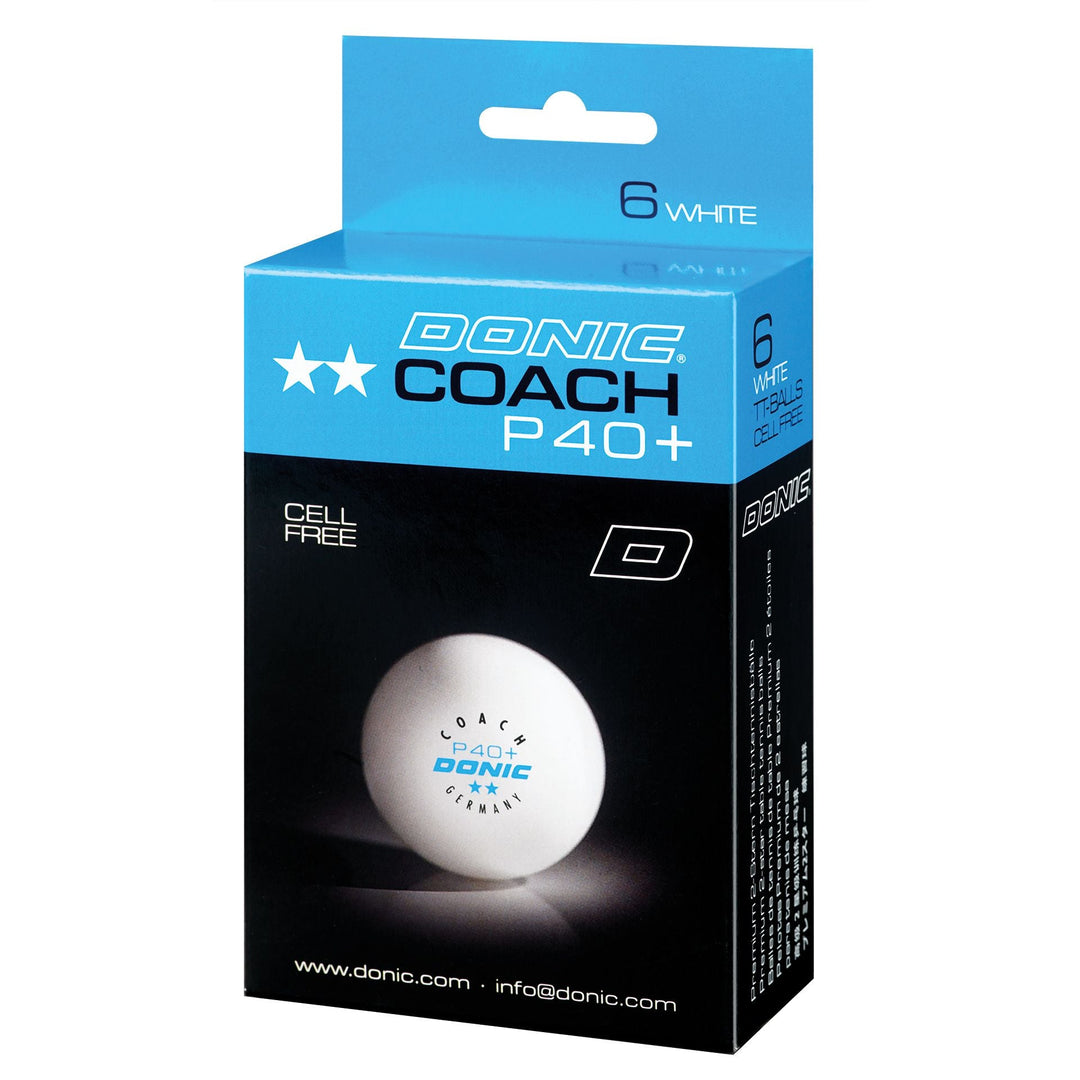 Donic P40+ Poly Coach 2** ABS Table Tennis Balls