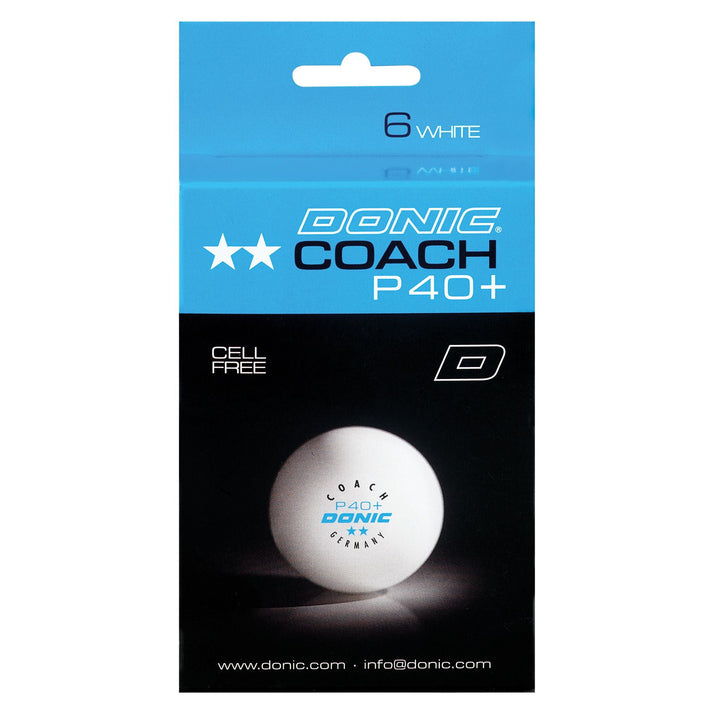 Donic P40+ Poly Coach 2** ABS Table Tennis Balls