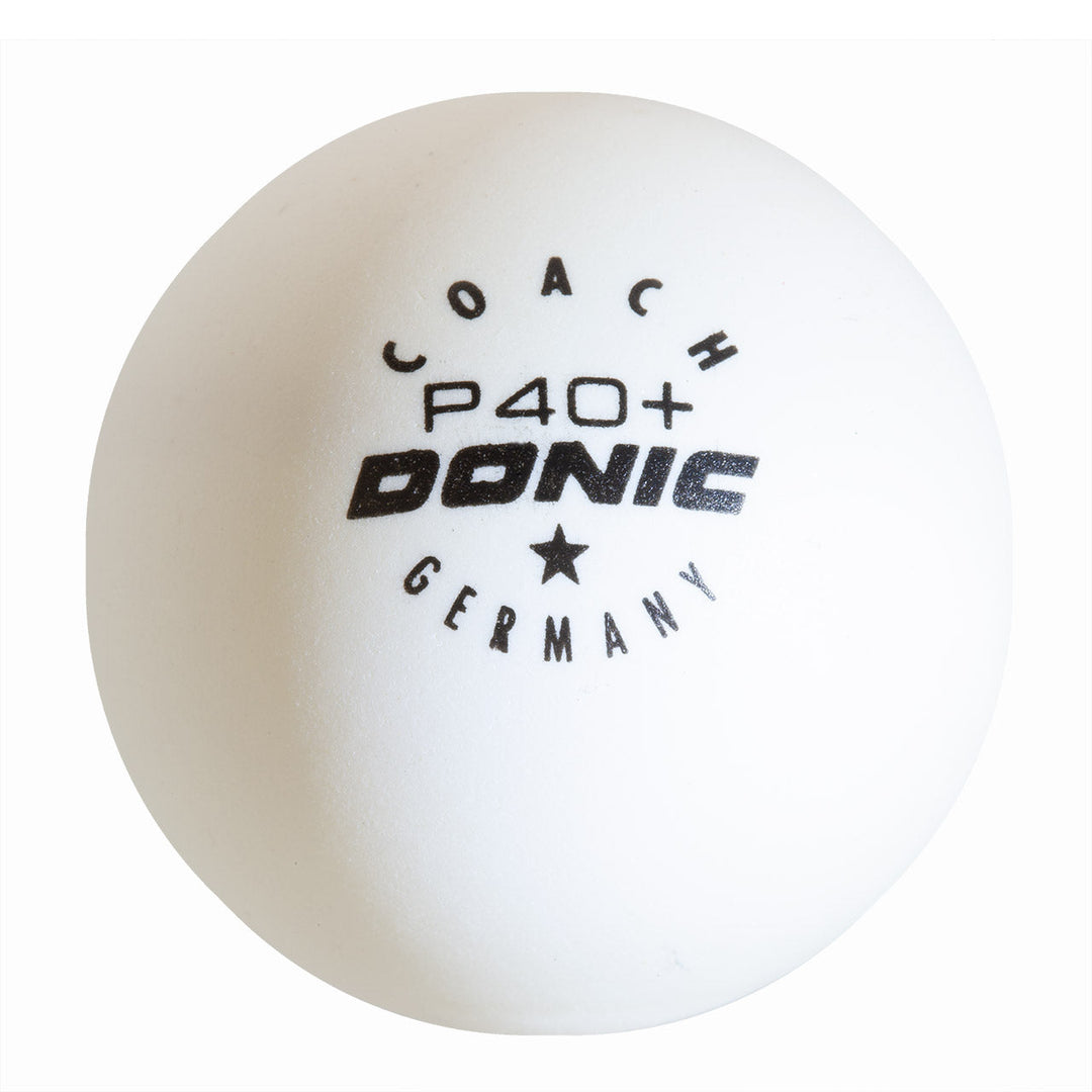 Donic P40+ Coach 1* White ABS Table Tennis Balls