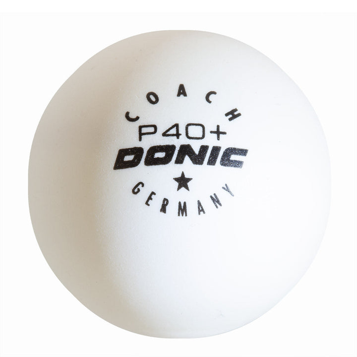 Donic P40+ Coach 1* White ABS Table Tennis Balls
